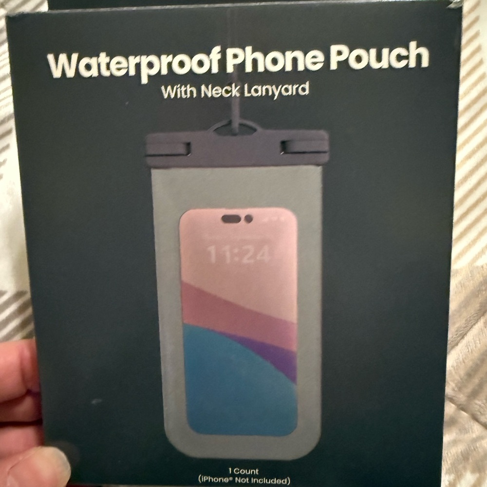 Waterproof Phone Pouch with Neck Lanyard
